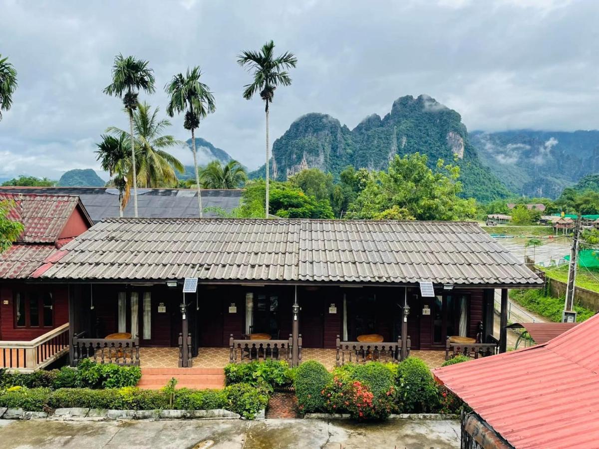 Bungalows Le Jardin Vangvieng Ванг-Виенг Экстерьер фото