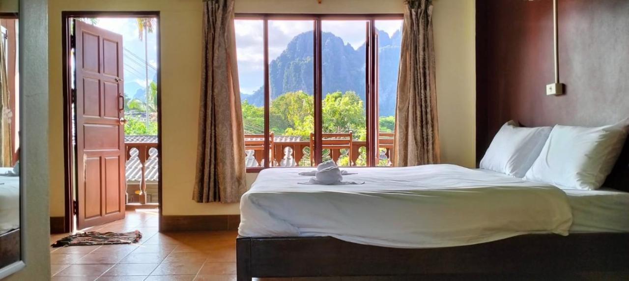 Bungalows Le Jardin Vangvieng Ванг-Виенг Экстерьер фото